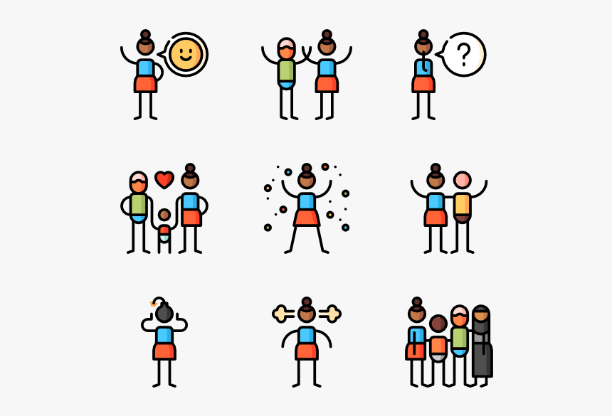Human Relations Icons, HD Png Download