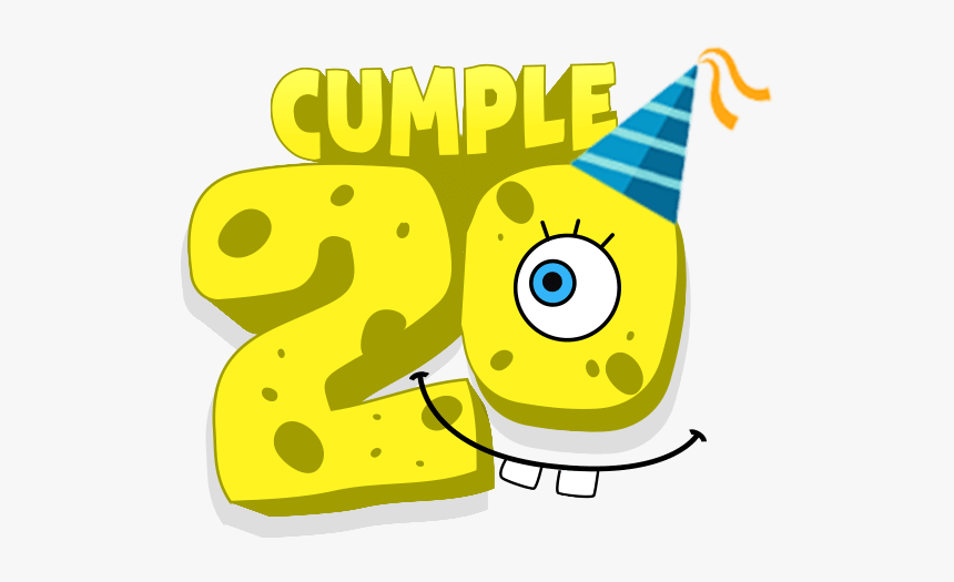 Bob Esponja 20 Años, HD Png Download