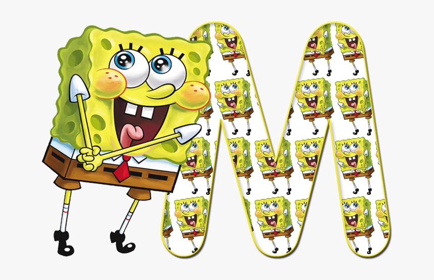 Spongebob With Letter D, HD Png Download