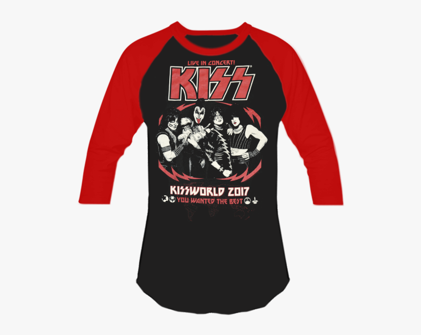 Kissworld You Wanted The Best Raglan - German Kiss Logo, HD Png Download