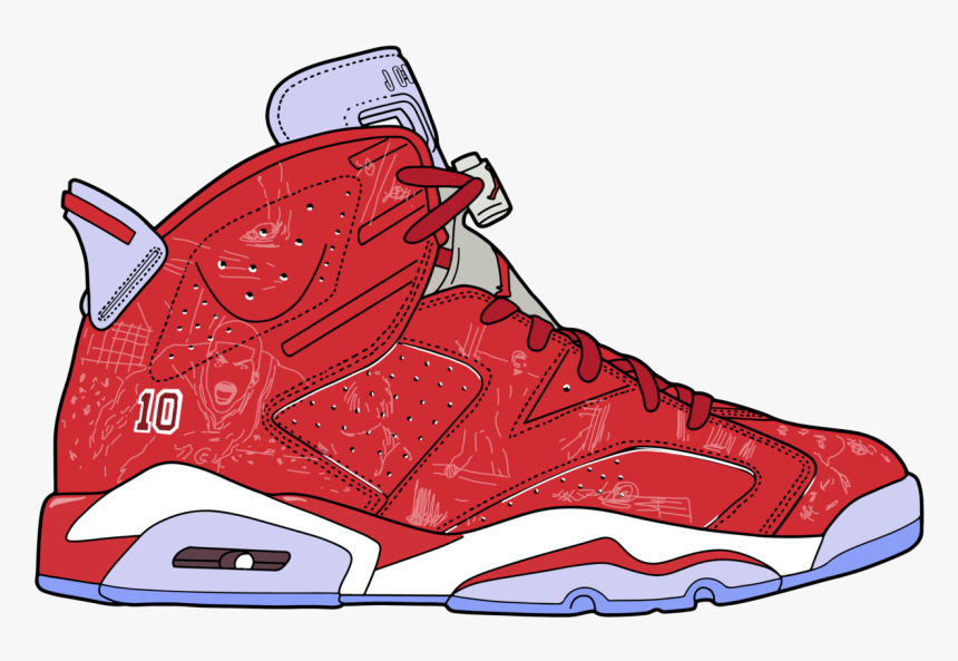 Air Jordan 6 “slam Dunk”, HD Png Download