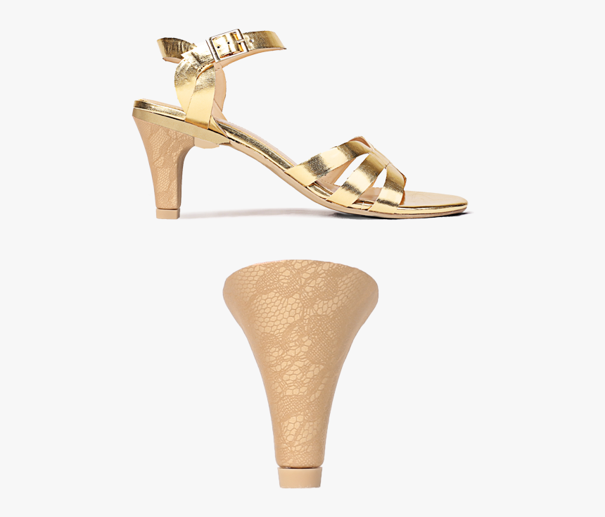 Transparent Gold Lace Png - Basic Pump, Png Download
