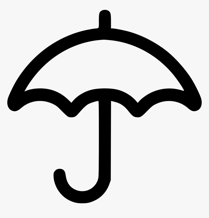 Umbrella - Umbrella Icon White Png, Transparent Png