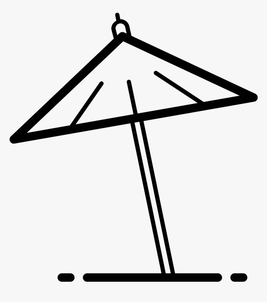 Beach Umbrella Icon - Cross, HD Png Download