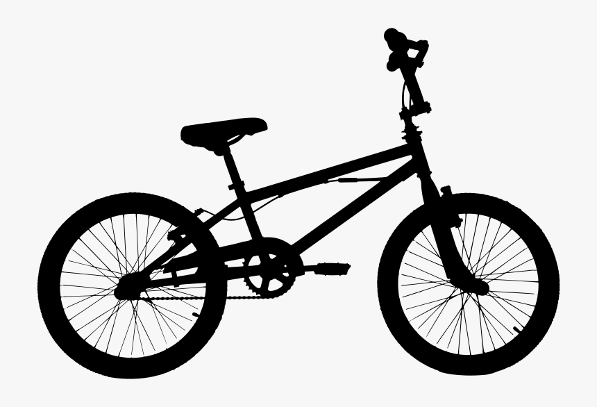 High Fidelity Bicycle Silhouette - Bmx Bikes, HD Png Download