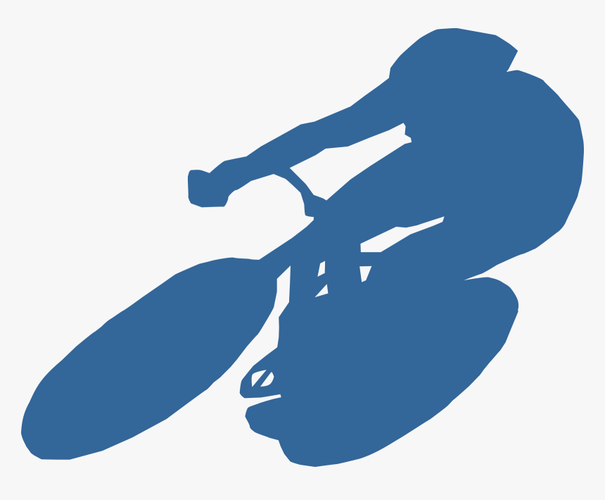Cycling Silhouette Png Clipart , Png Download - Bicicletta Da Corsa Png, Transparent Png