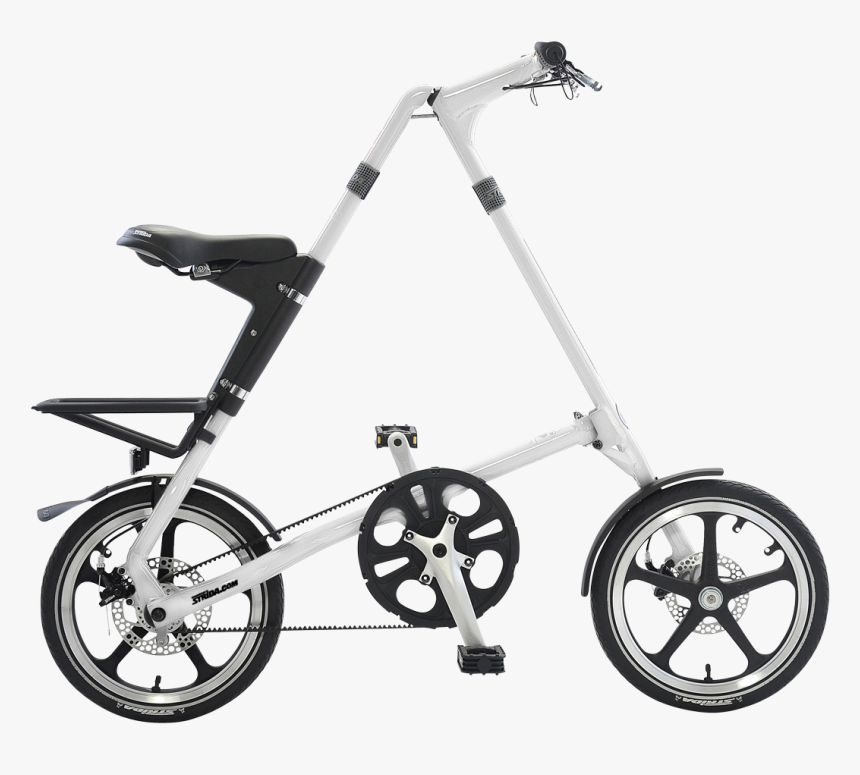 Strida Lt Folding Bicycle, White-0 - Strida Bike, HD Png Download