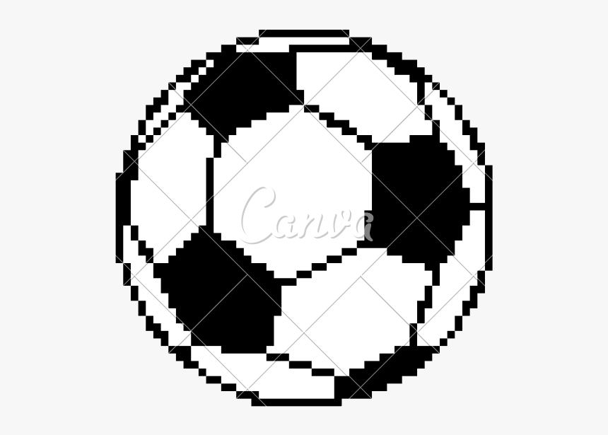 Pixel Soccer Ball Png, Transparent Png