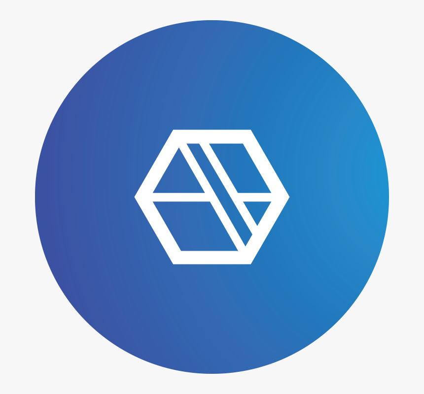 Blue Circle With Software Icon - Circle, HD Png Download