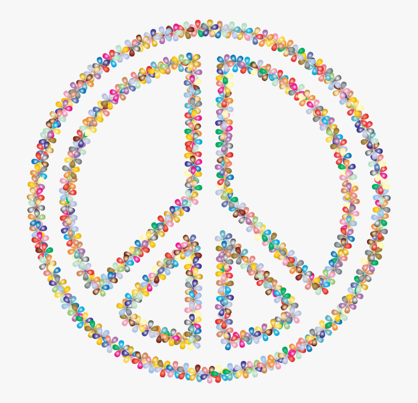 Art,symmetry,text - Transparent Background Peace Symbol Png, Png Download