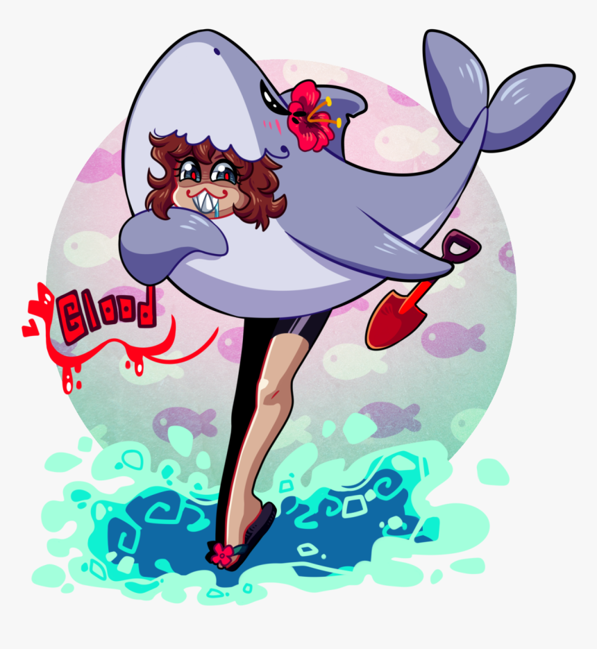 Bubbers The Shark - Cartoon, HD Png Download