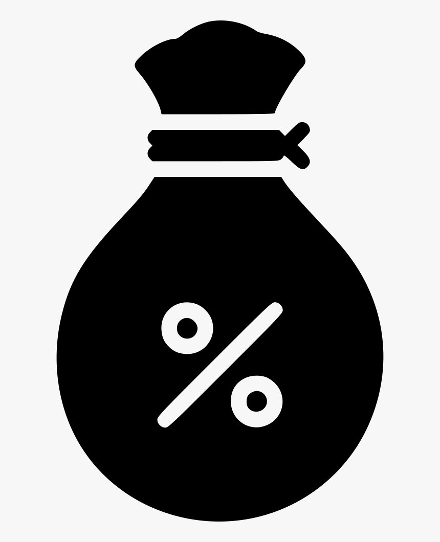 Shopping Percentage Half Off - Money Bag Clipart Png, Transparent Png