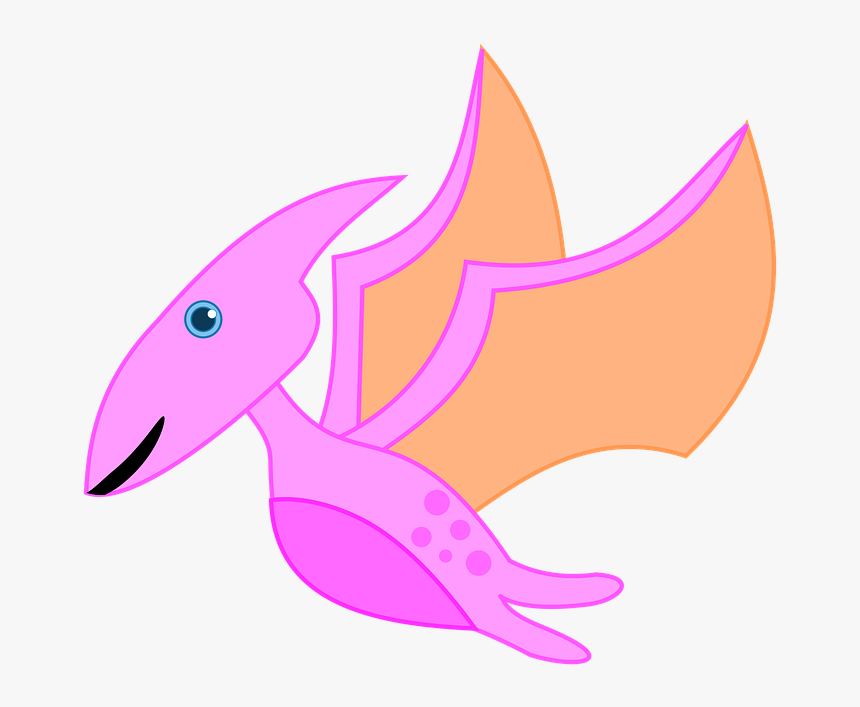 Dinosaur, Toy, Cute, Extinct, Dino, Animal, Reptile - ไดโนเสาร์ มี ปีก การ์ตูน, HD Png Download