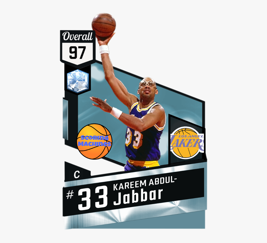 Transparent Kareem Abdul Jabbar Png - Reggie Miller 2k Card, Png Download