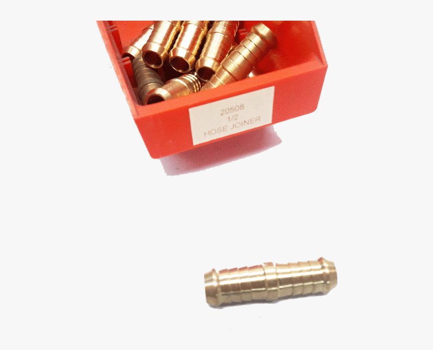 Brass Fitting 1/2 Hose Joiner - Bullet, HD Png Download
