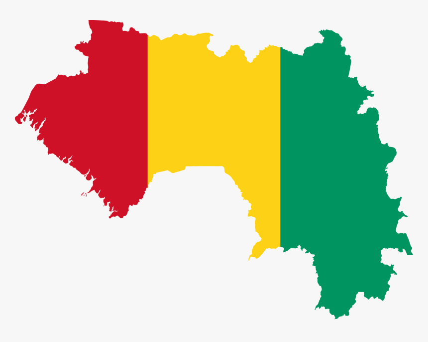 Flags Of The World Clipart - Map Of Guinea, HD Png Download