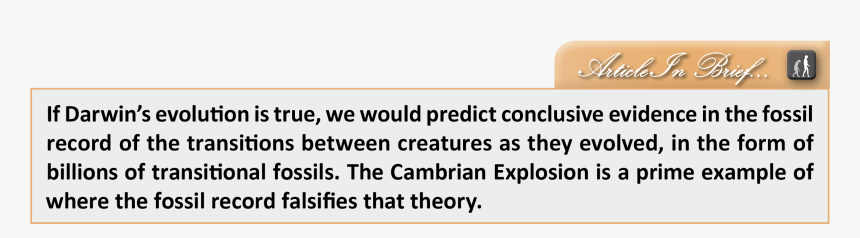 Theories On The Cambrian Explosion, HD Png Download