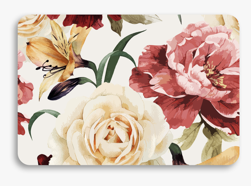 Flower Field Universal Laptop Skin - Tapeta W Rolce Kwiaty, HD Png Download
