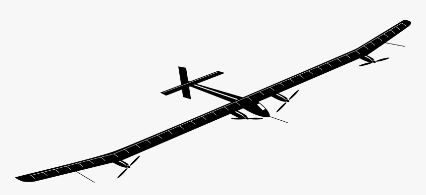 Solar Plane Png, Transparent Png