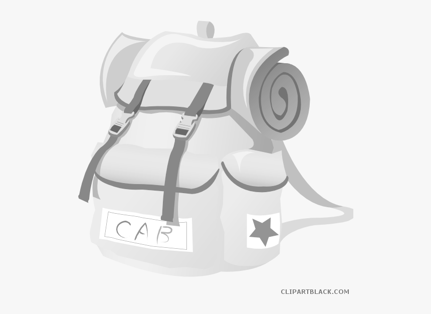 Hiking Backpack Clipart - Backpack Vector Free Png, Transparent Png