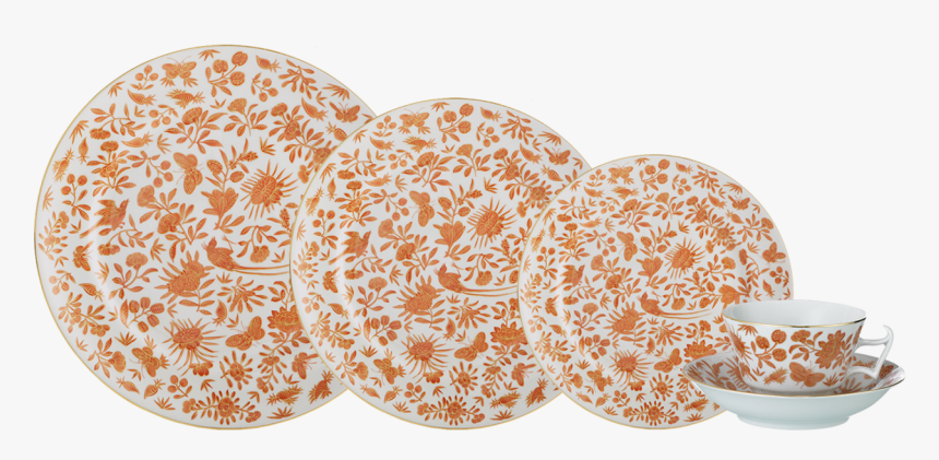 Sacred Bird & Butterfly 5 Piece Place Setting - Mottahedeh Sacred Bird & Butterfly, HD Png Download