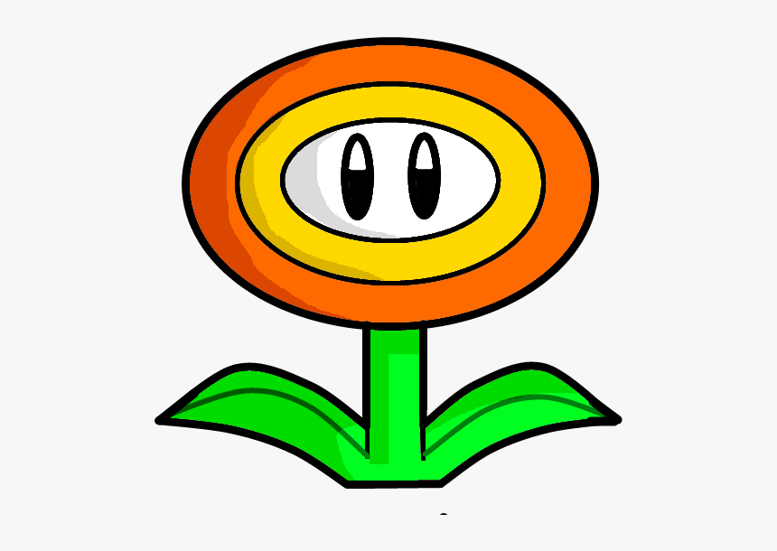 Super Mario Flower Drawing, HD Png Download