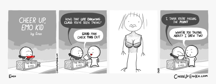 Cheer Drawing Kid - Drawing To Cheer People Up, HD Png Download