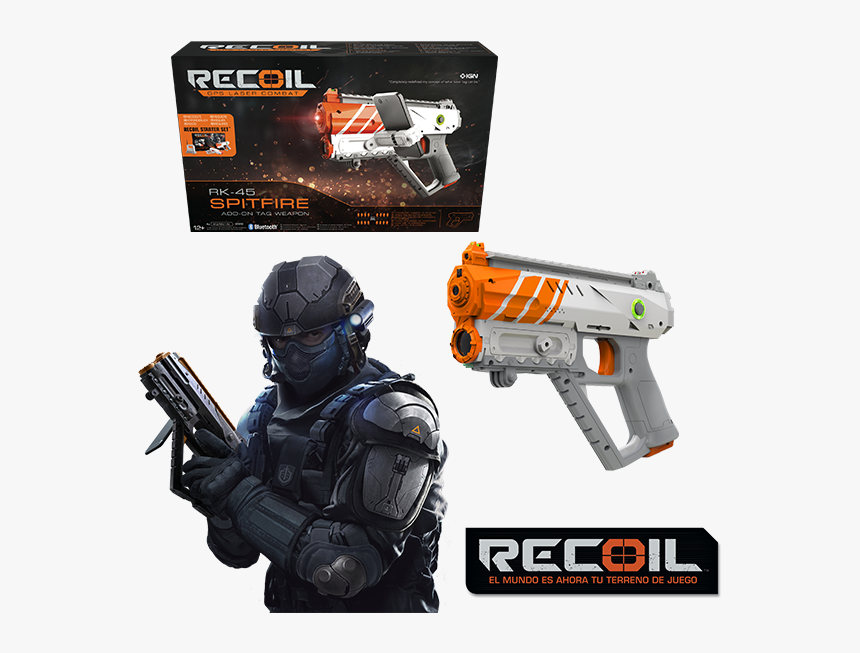 Transparent Pistolas Png - Recoil Laser Combat Two Player Starter Set, Png Download