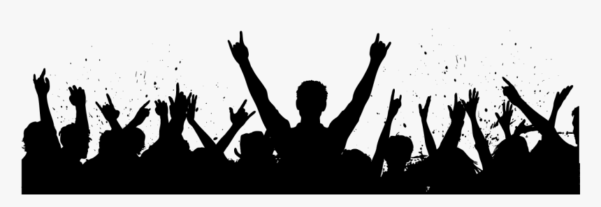 Background Snackrilege Backgroundcrowd - People Hands Up Png, Transparent Png