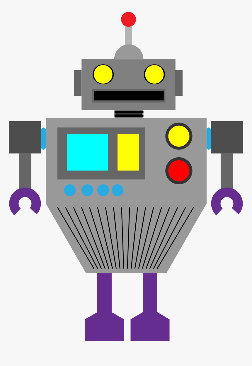 Robot Clipart School - Robot, HD Png Download