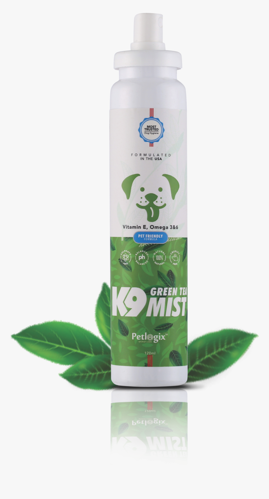 Green Tea K9 Mist 
 Title Green Tea K9 Mist - Plastic Bottle, HD Png Download