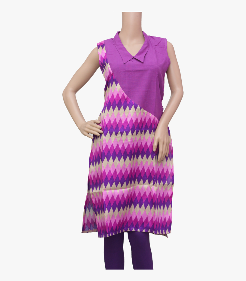 Thams Kurta Collar/double Color/shoe Lace Styled - Day Dress, HD Png Download