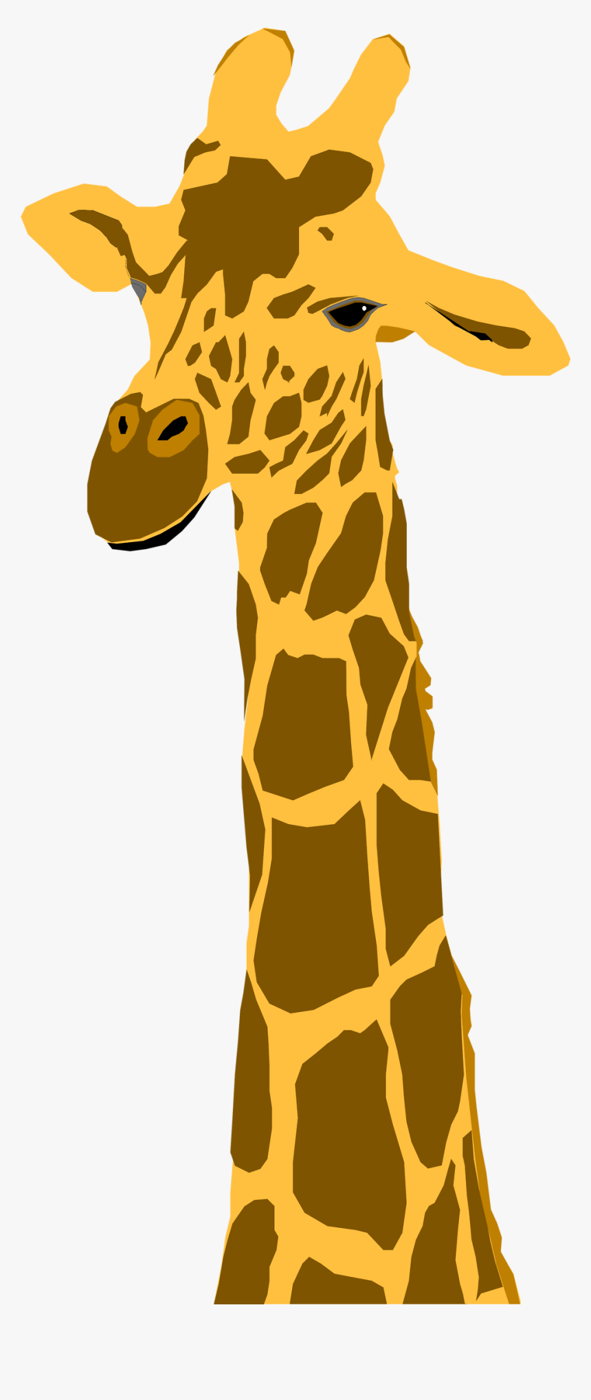 Giraffe Clipart Transparent Background - Transparent Background Giraffe Clipart, HD Png Download
