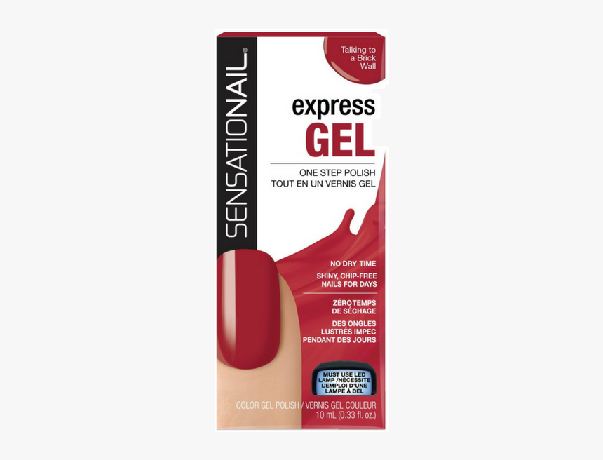 Sensationail Gel Red, HD Png Download