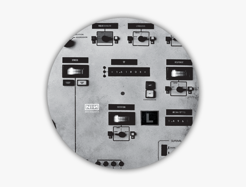 Nine Inch Nails Uk - Nine Inch Nails Slipmat, HD Png Download