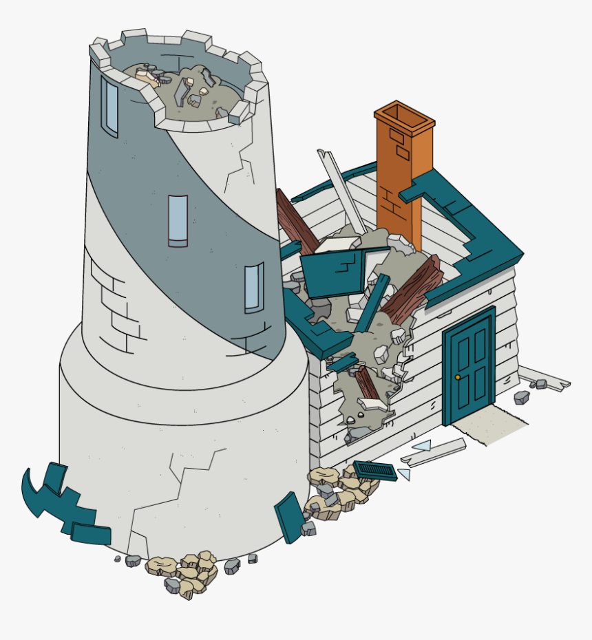 Building Lighthouse Destroyed - Family Guy Lighthouse, HD Png Download