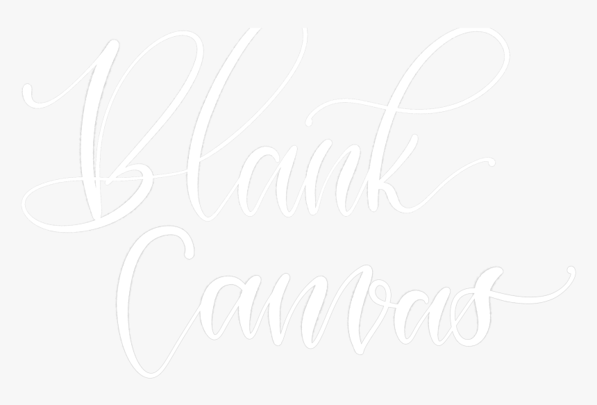 Blank Canvas Logo - Calligraphy, HD Png Download