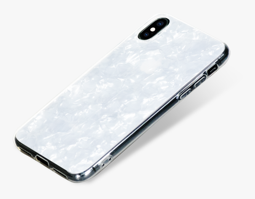 Chic ᛫ Pearl White ᛫ With Shimmering Effect ᛫ Double-layered - Iphone Xs, HD Png Download