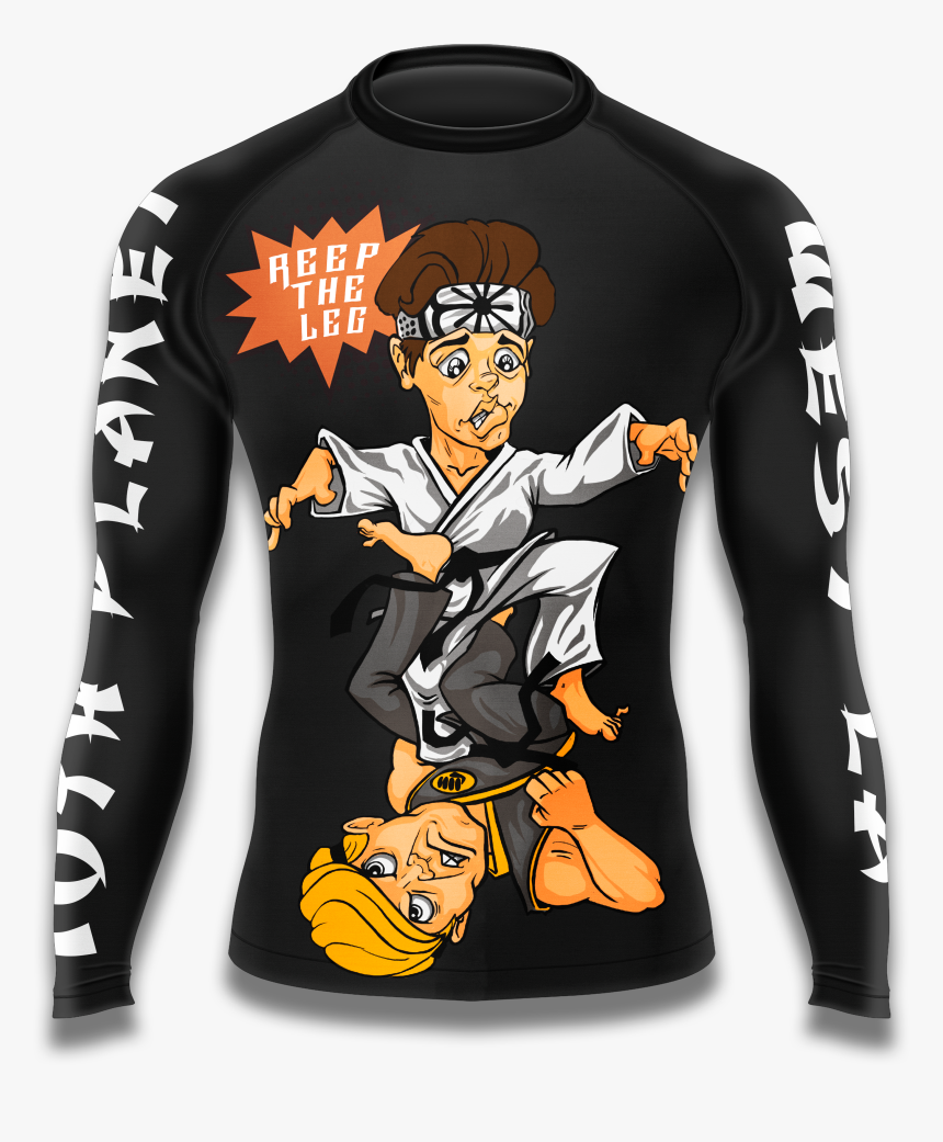 Karate Kid Rashguard Black - Karate Kid Rash Guard, HD Png Download