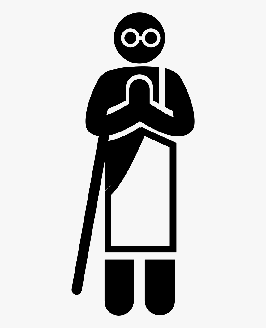 Mahatma Gandhi - Icon, HD Png Download