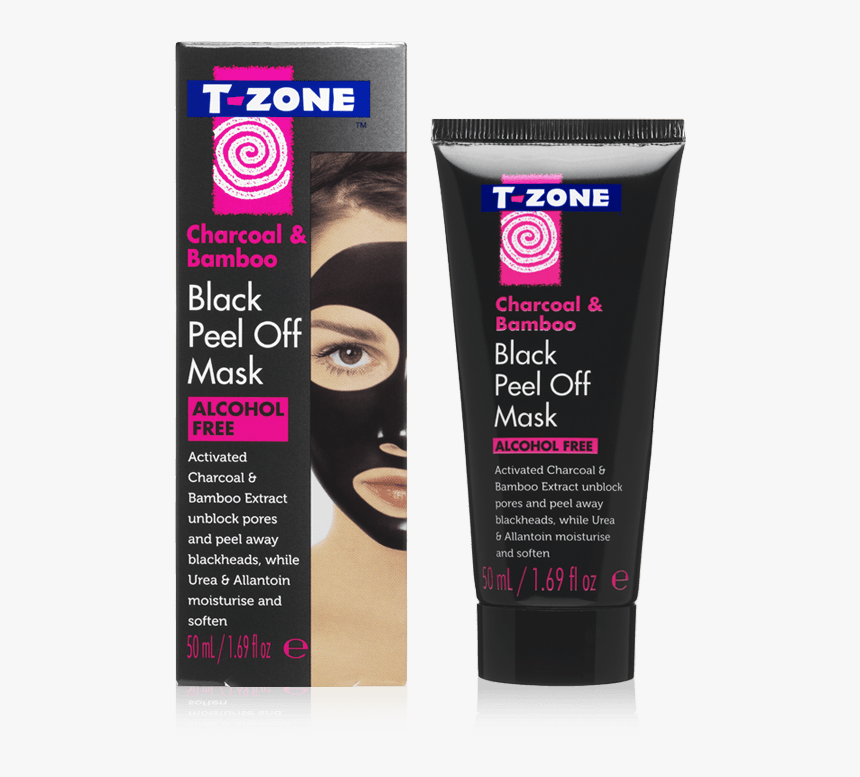 Peel Off Mask - T Zone Charcoal Face Mask, HD Png Download