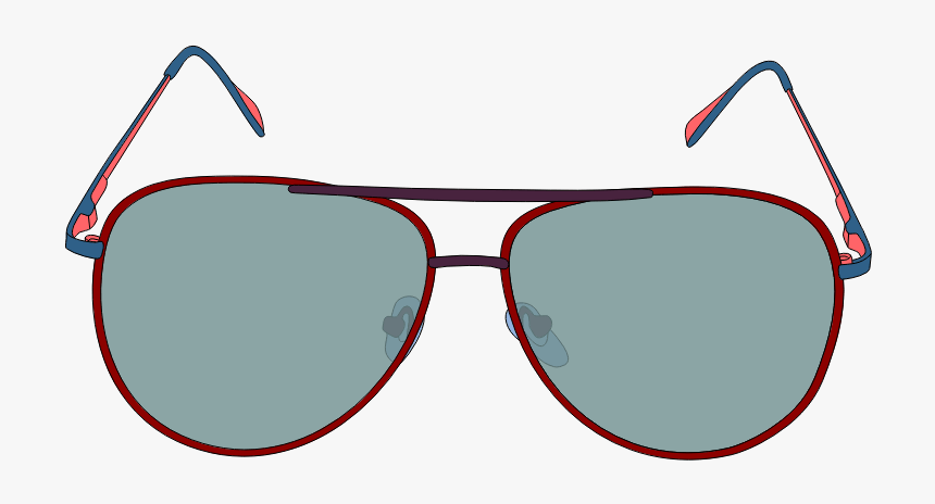 Free Aviator Sunglasses Clipart - Sun Glass For Pics Art, HD Png Download