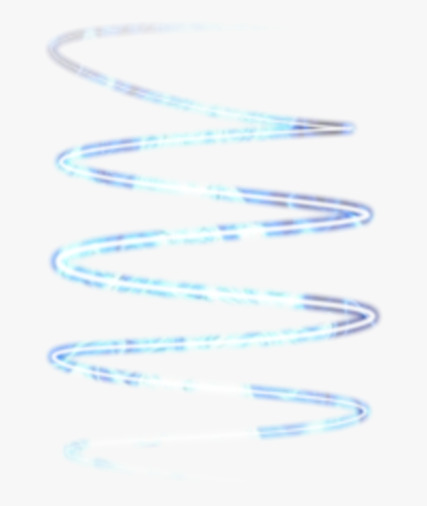 #blueflame #blue #swirl #spiral #spring #neon #glowing - Cable, HD Png Download