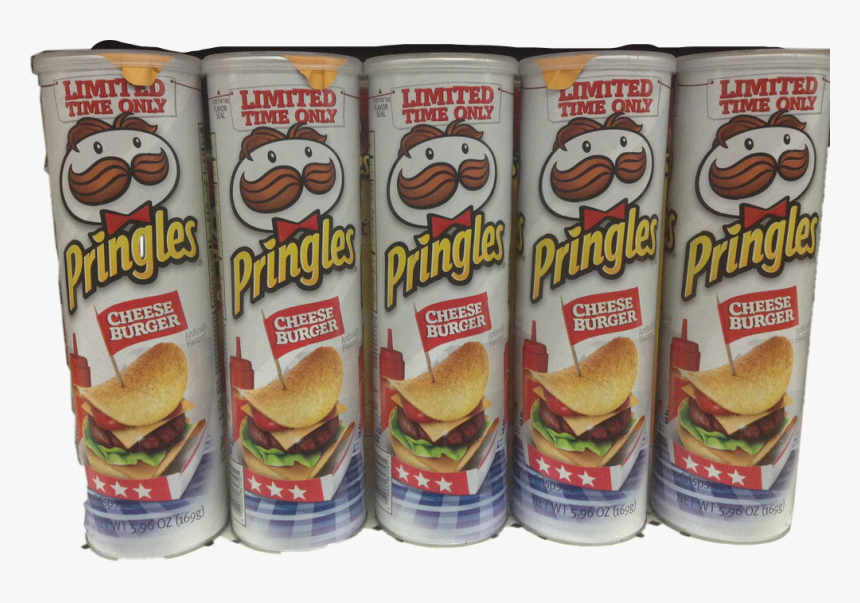 #cheeseburger #pringles #strangeflavor #freetoedit - Pringles Limited Edition Crisps, HD Png Download
