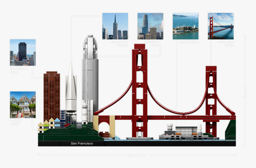 Lego Skyline San Francisco, HD Png Download