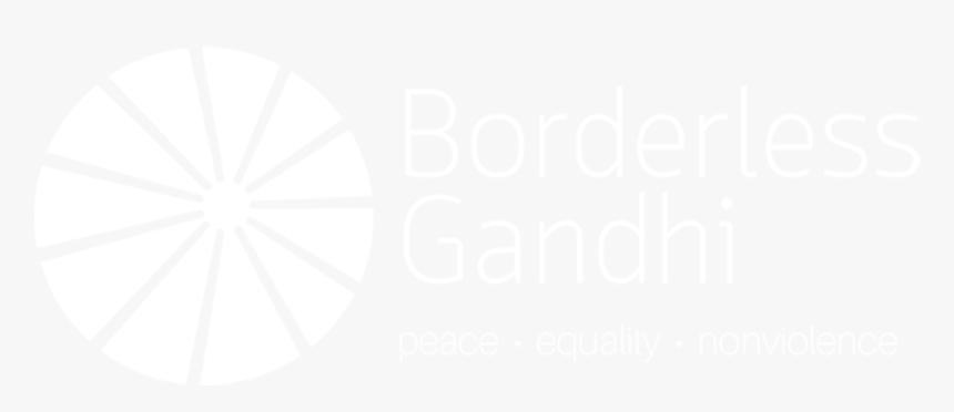 Borderlessgandhi Logo White Web - Bannière Gratuite, HD Png Download