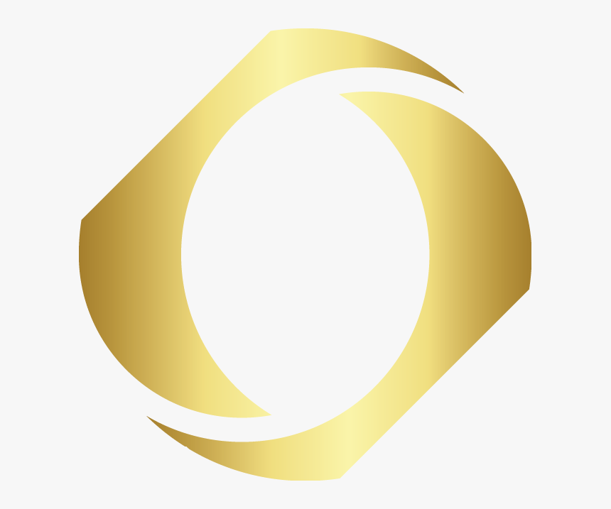 Golden Curve Abstract Logo - Circle, HD Png Download