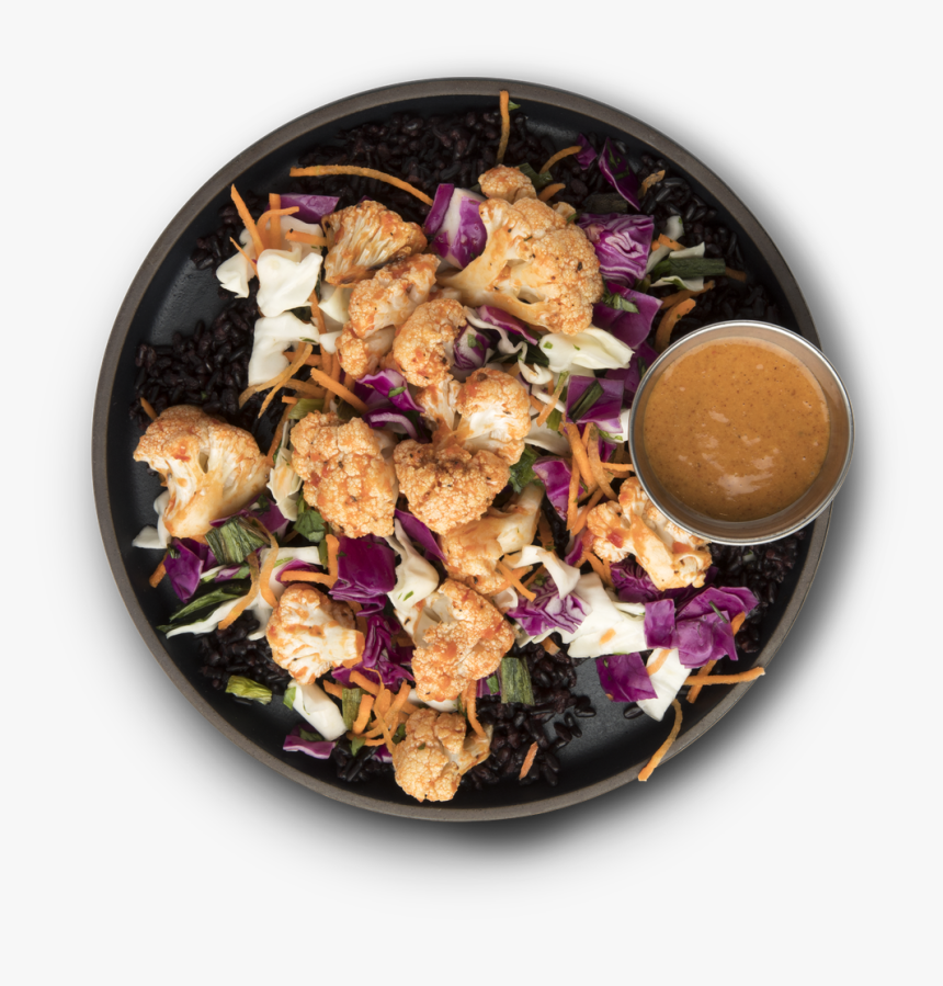 Cauliflower Satay Bowl - Red Cabbage, HD Png Download