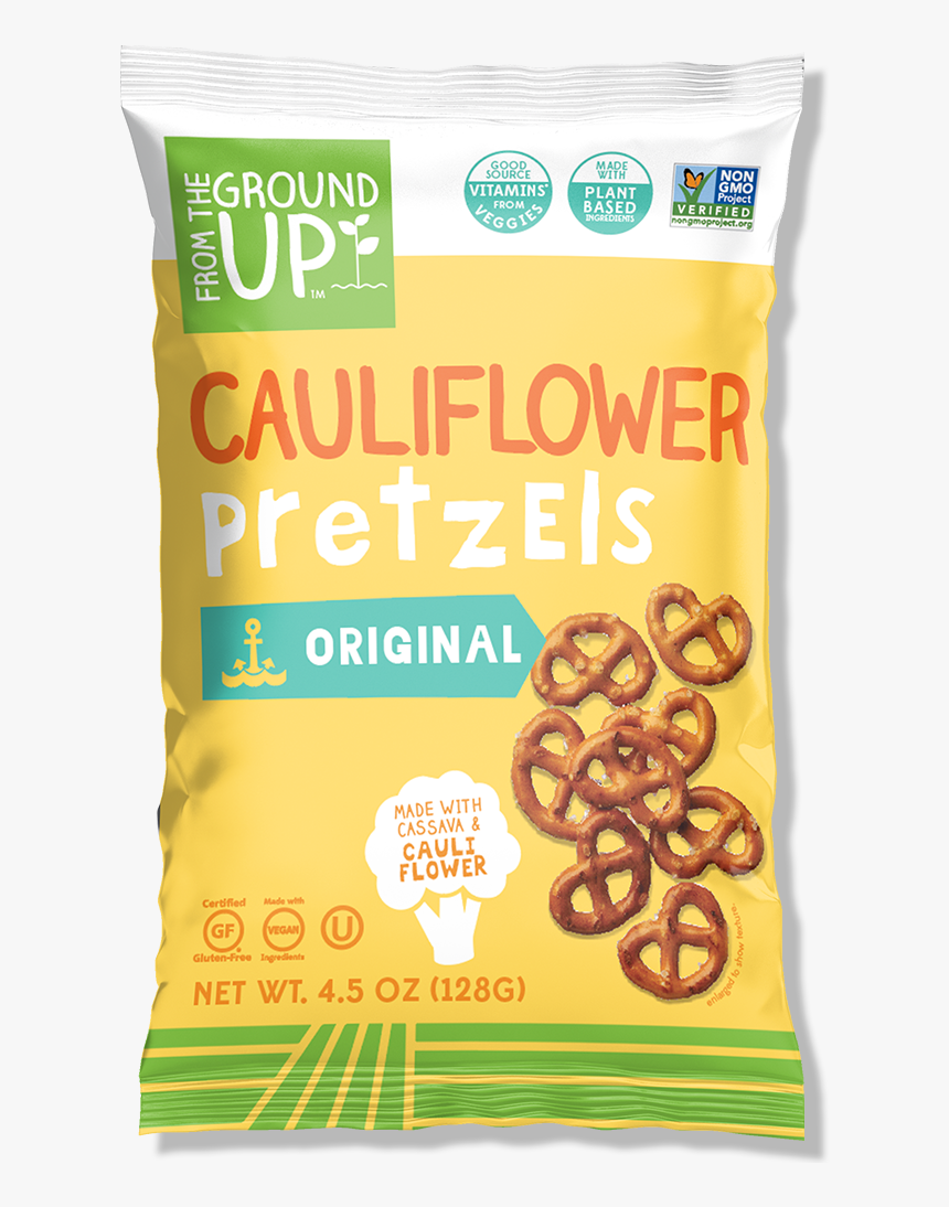 Cauliflower Pretzels Twists - Ground Up Cauliflower Pretzels, HD Png Download