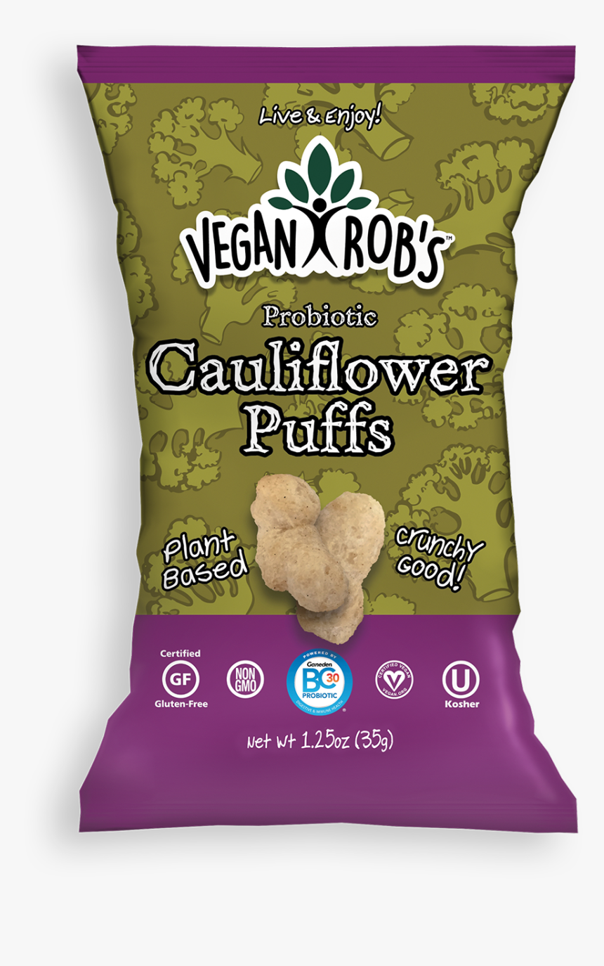 Vegan Rob's Probiotic Cauliflower Puffs, HD Png Download